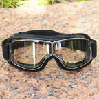 Motorcycle Goggles - Retro Styling UV Protection and Scratch Resistant